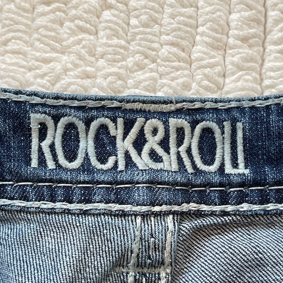 Rock & Roll Cowgirl Dark Blue Boot Cut Jeans - Picture 9 of 16